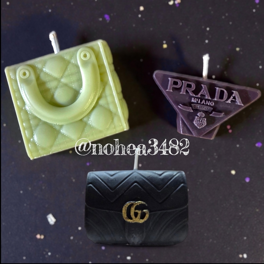 3 Handbag-themed Soy Candles! - Picture 2 of 11